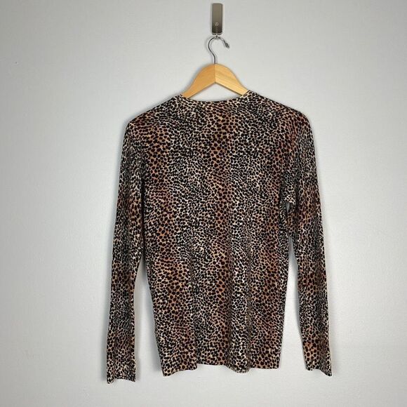 Equipment Raydon Animal-Print Wool Sweater - Picture 5 of 10
